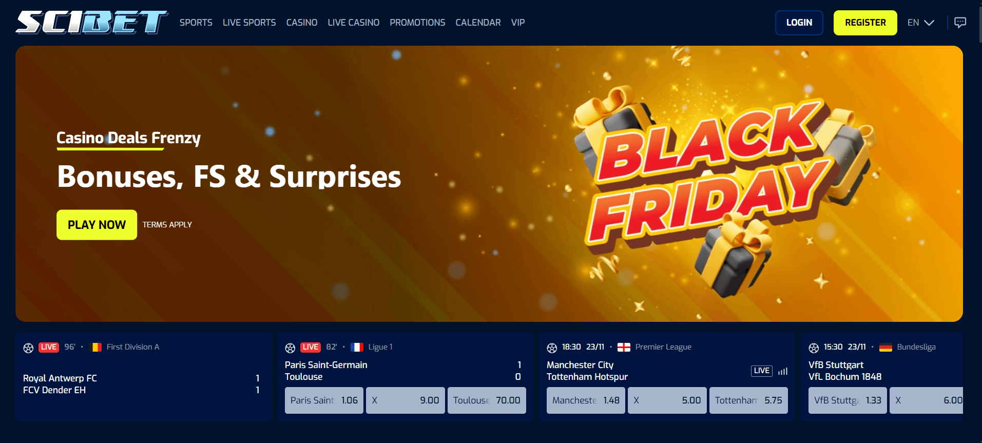 Scibet.io online casino